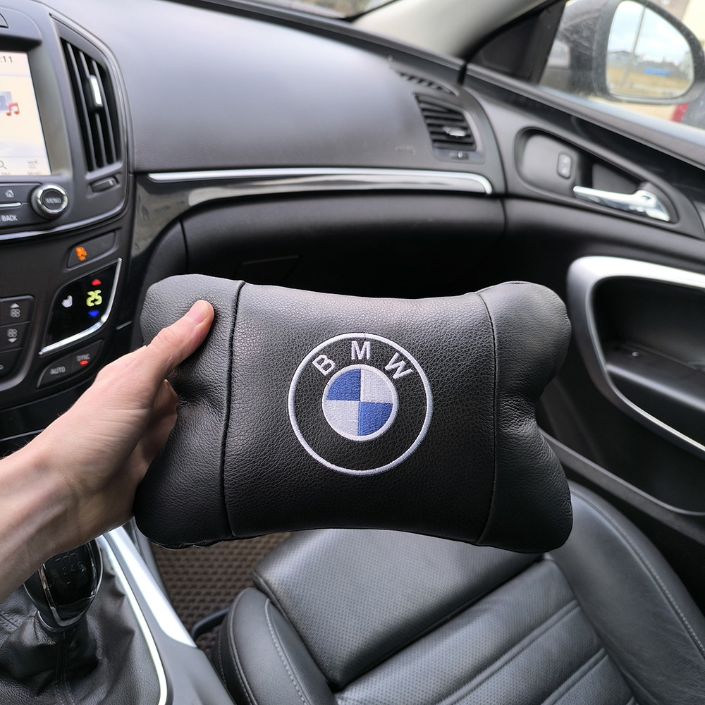 Подушка підголовник в подарунок BMW, Автоподушки з логотипом, Подушка для машини під шию CP-98 Львів - фото 17