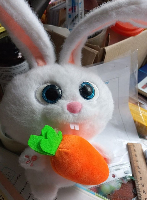 Мультфільм Секретне життя хатніх тварин плюшевий кролик 30,38 см. Харків - фото 3