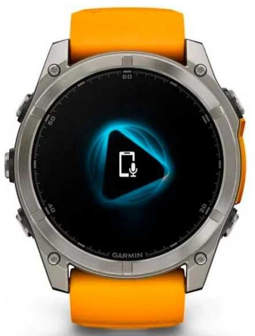 Смарт-Часи Garmin Fenix 8 51 mm. AMOLED Sapphire Titanium .Spark Orange. Київ - фото 3