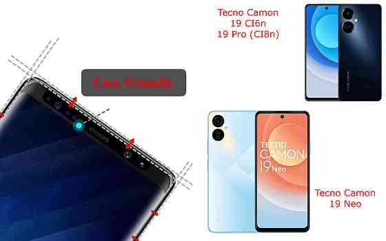 Захисне скло HyperGlass Pro для Tecno Camon 19, 19 Neo, 19 Pro – максимальна чутливість та захист Київ