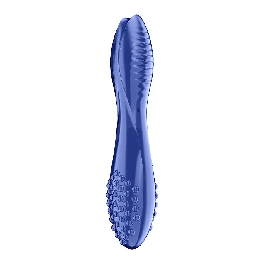 Двосторонній скляний дилдо Satisfyer Dazzling Crystal 2 Blue Львов - изображение 2