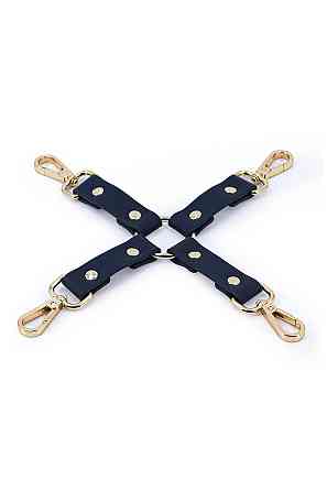 Крестообразный фиксатор NS Novelties BONDAGE COUTURE HOG TIE BLUE Sex Aura Киев
