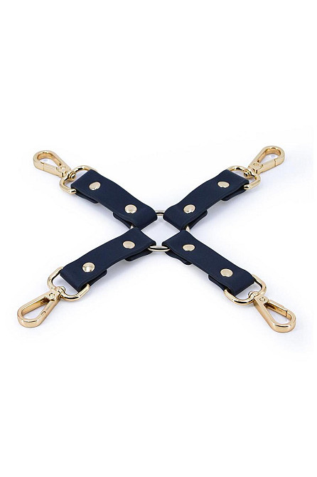 Крестообразный фиксатор NS Novelties BONDAGE COUTURE HOG TIE BLUE Sex Aura Киев - изображение 2