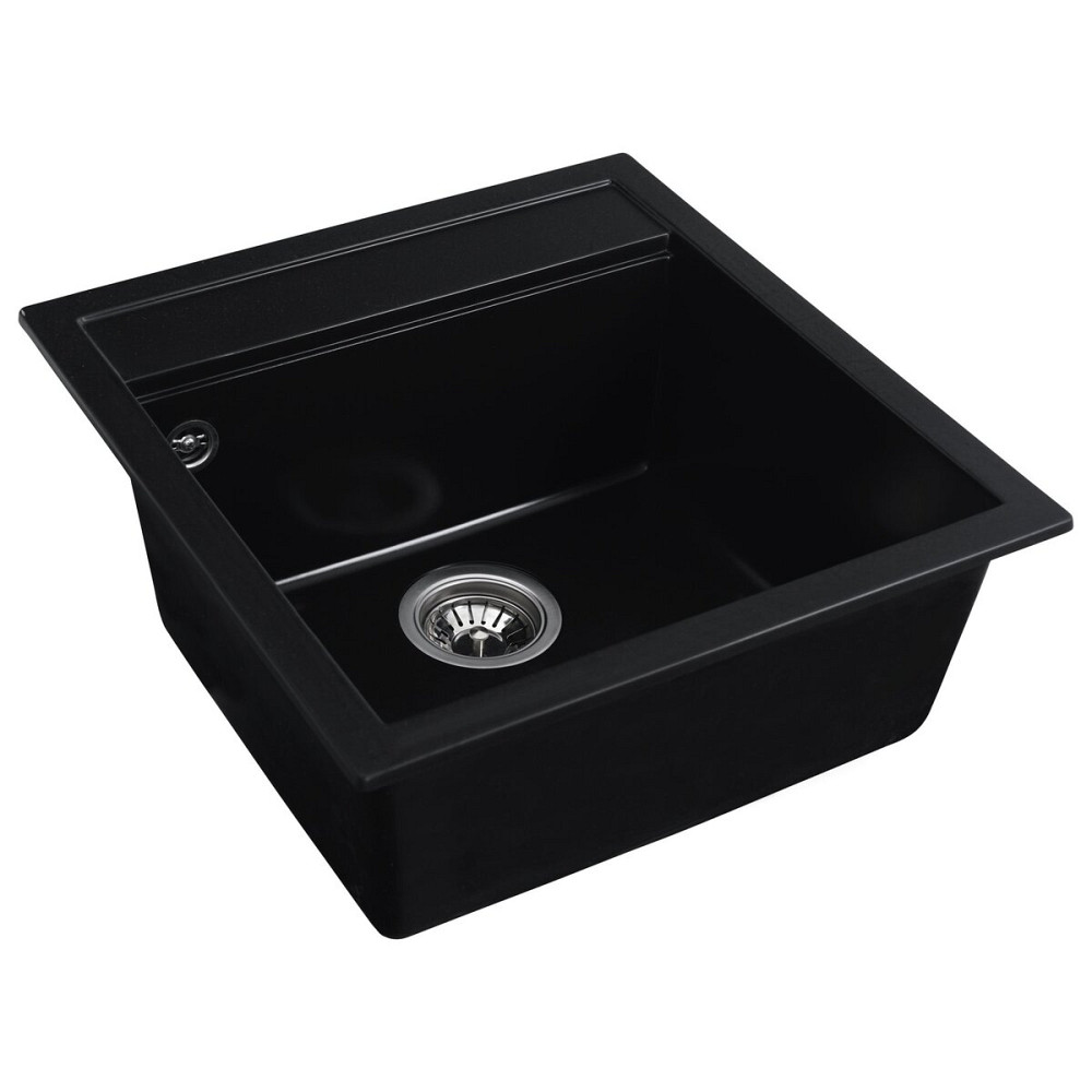 VALESO Гранітна мийка для кухні VALESO FIESTA 5149 матова Чорна Коломыя - изображение 3