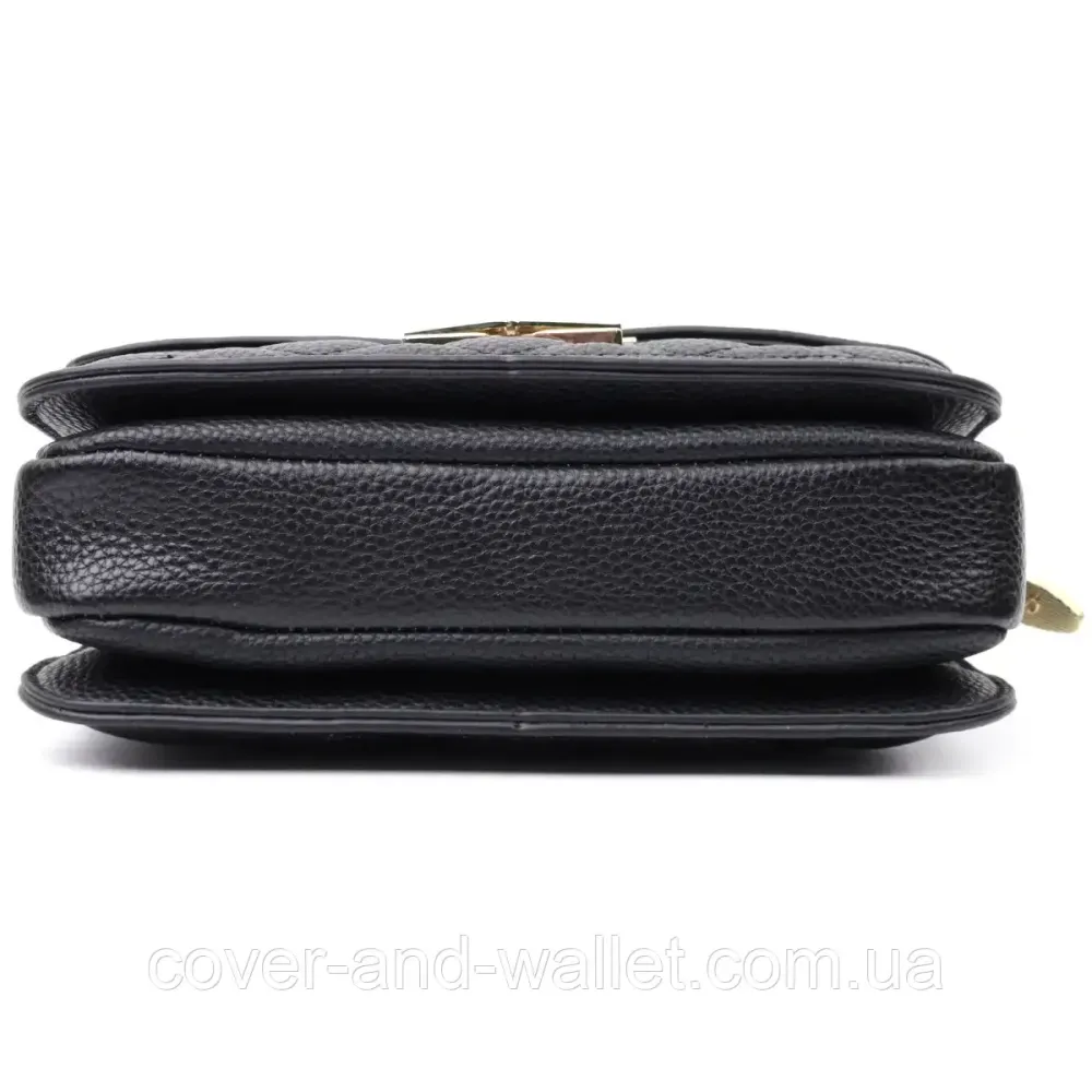 Елегантная кожаная черная женская сумка Киев - изображение 10