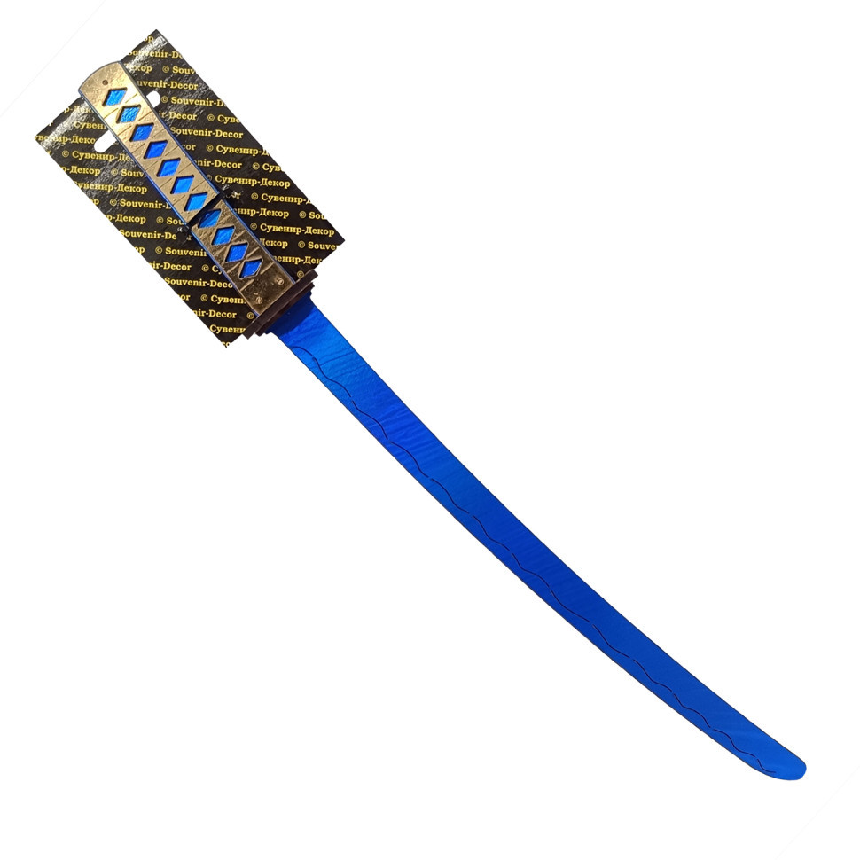 Дерев'яний сувенірний меч «КАТАНА міні BLUE» KT45-B Вінниця - фото 1