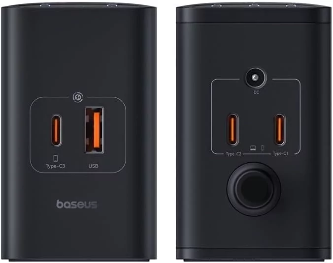 Портативна зарядна станція Baseus 240W GaN (5-в-1) Чорний Вінниця - фото 4