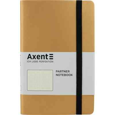 Книга записна Axent Partner Soft 125х195 мм в точку 96 аркушів Золотиста (8312-35-A) Вінниця