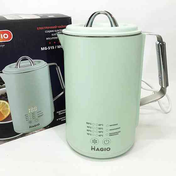 Тихий побутовий чайник Magio MG-515 1.5 л 1500 Вт, Електрочайник з індикатором включення HG-71 Івано-Франківськ