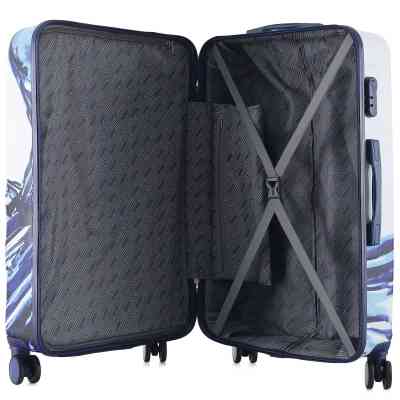 Чемодан Semi Line Print 28" L White/Blue (T5653-3) Винница