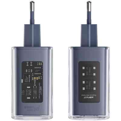 Зарядний пристрій Acefast 3xUSB 65W (2xUSB-C+USB-A) Gan A45 Fast Charger Mountain mist (6974316282099) Вінниця