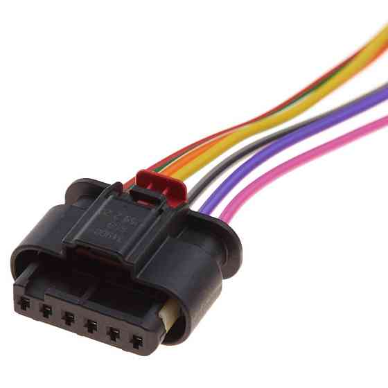 Разъем коннектор с проводом, 6-кон., Ускоритель Tps, 34900-6119, 1924292-5, Molex, TE BMW, Mercedes-Benz Киев
