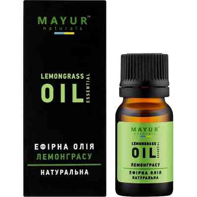 Эфирное масло Mayur Лемонграсса 10 мл (4820230955460) Винница