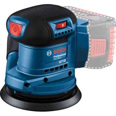 Шлифовальная машина Bosch GEX 185-LI, 18В, 125 мм, 6000-10000 об/мин (без АКБ и ЗУ) (0.601.3A5.020) Винница