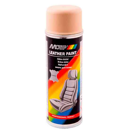 Краска для кожи и винила Motip Leather & Vinyl Paint бежевая аэрозоль 200мл Львов