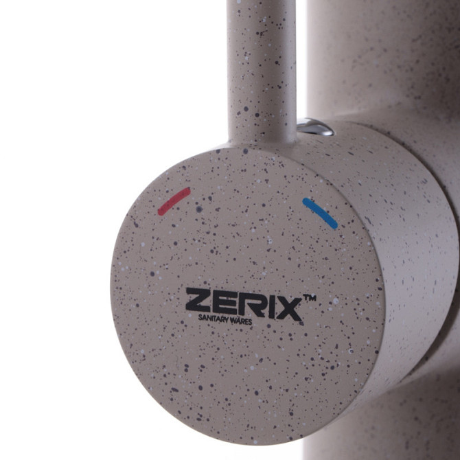 Змішувач для кухні бежевий Zerix LR4055K-3 з виходом для питної води (ZX2644) Чернівці - фото 3