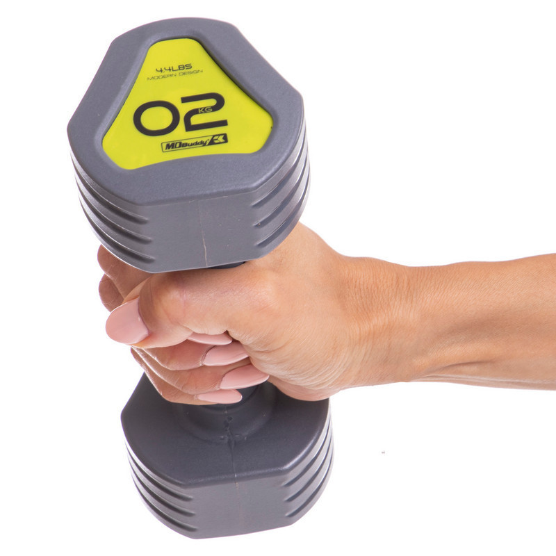 Гантель 2 кг покрытие TPU Zelart-2678-2 Киев - изображение 1