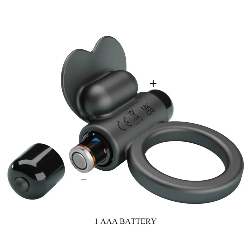 Ерекційне кільце з вібрацією Pretty Love Vibrant penis ring — DEBONAIRE, BI-210316 Sex Aura Київ - фото 10