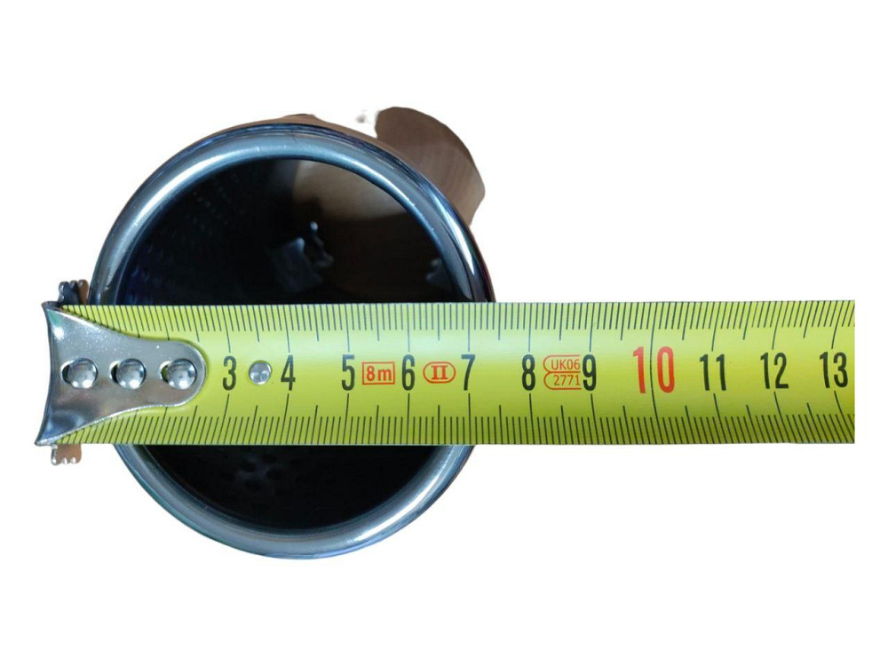 Насадка на глушник НГ-0008 BK d-65х110мм нержавіюча сталь Вінниця - фото 2