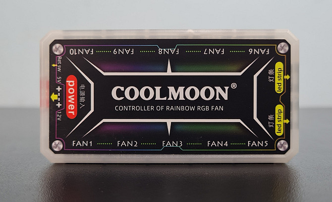 RGB / ARGB Контроллер вентиляторів для ПК COOLMOON Клевань - изображение 2