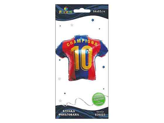 Кулька фольгована футболка FC Barcelona 65 см 836023 ТМ PELICAN Київ