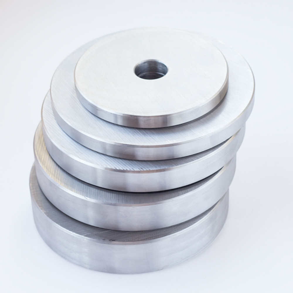 Блін млинець диск для штанги або гантелей 1 кг металевий Київ - фото 5