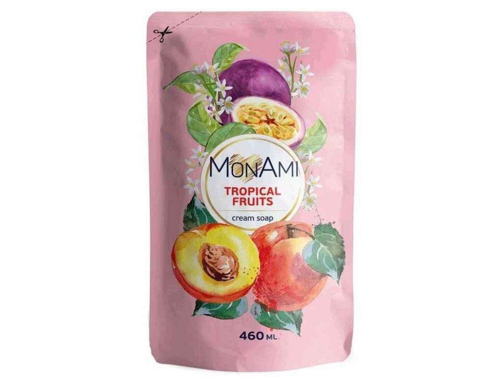 Мило рідке 460мл дой-пак Tropical fruits ТМ MONAMI Київ - фото 1