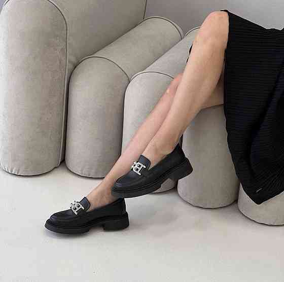 Arcoboletto Туфлі жіночі Arcoboletto чорні натуральна шкіра низький хід 36-40 (5365) Коломия