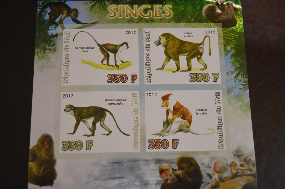 Мали. Фауна. Блок. 2014 год (А-20) Полтава - изображение 1