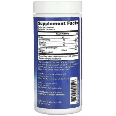 Витаминно-минеральный комплекс Natural Vitality Цитрат Магния, 330 мг, вкус малина лимон, CALM, Magnesium Supplement, (PTG-00240) Вінниця - фото 2