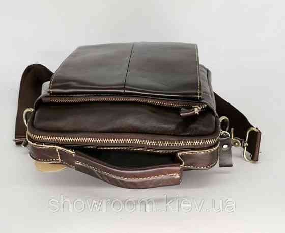 Мужская удобная кожаная сумка Leather Collection (5026) Киев