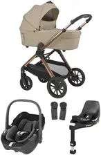 Дитяча коляска Espiro Code Głęboko-Spacerowy 4W1 Z Fotelikiem Maxi-Cosi Pebble 360 I Bazą Familyfix 360 04 Tender Green Київ - фото 1