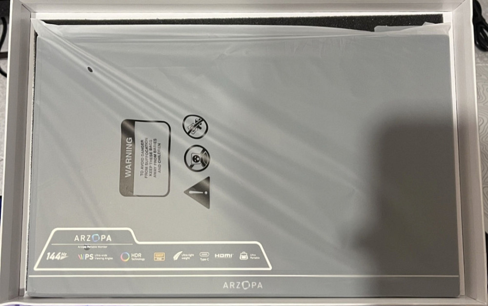 Портативний Монітор: Arzopa G1 Game 16.1" FHD IPS 144Hz. Київ - фото 2