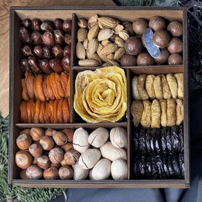 Менажница деревянная 