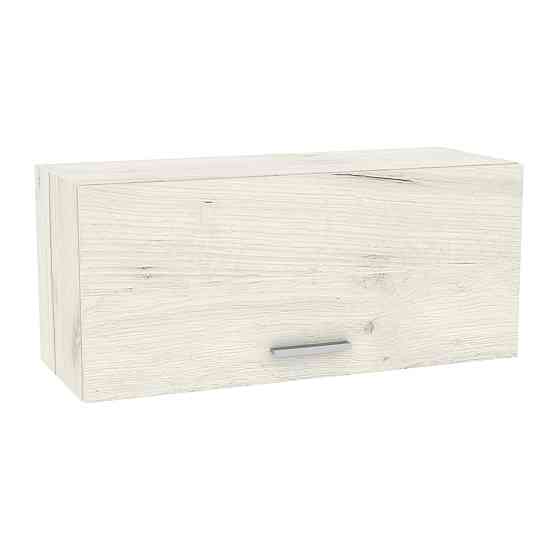 Полиця навісна Н-11, Дуб Крафт Білий, 820/318/360 Львів