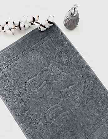Махровий рушник для ніг Ideal Textile 50х70 килимок сірий 700 г/м2 (56861172) Чернівці