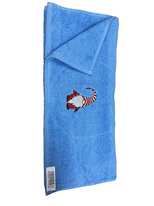 Рушник махровий новорічний з вишивкою 40×70, 100% бавовна Київ - фото 3