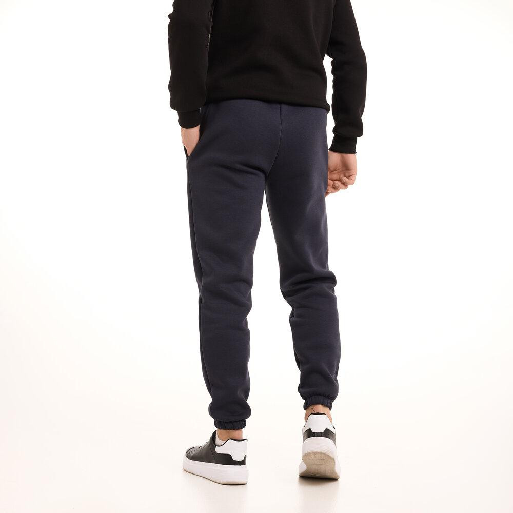 Чоловічі штани джогери з кишенями темно-сині Pobedov 007 ЗИМА Київ - фото 4