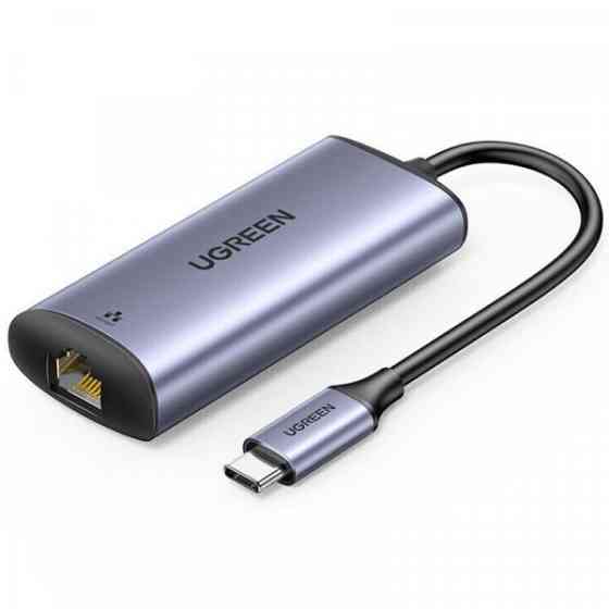 Перехідник USB3.1 Type-C --> Ethernet RJ45 1000Mb CM275 cірий Ugreen (70446) Київ