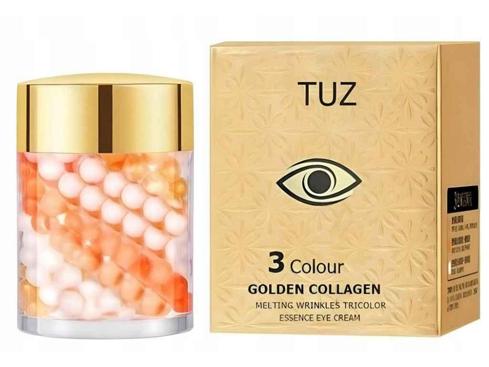 Крем навколо очей 18 65г 3 Colour Golden Collagen ТМ TUZ Киев - изображение 1