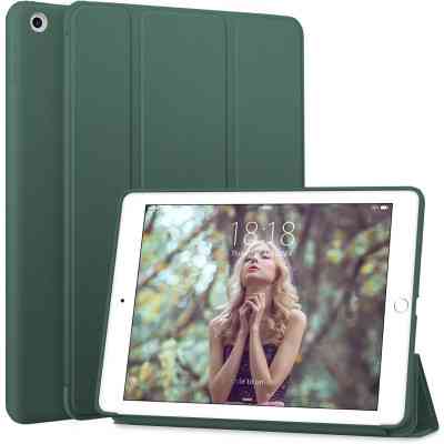Чехол для планшета BeCover Tri Fold Soft TPU Silicone Apple iPad Air 4 10.9 2020/2021 Dark Green (706870) (706870) Винница