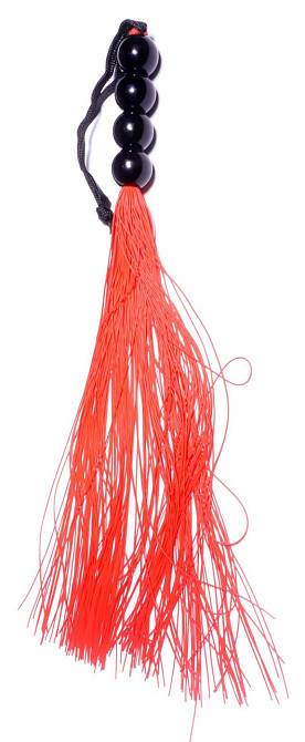 Силиконовый флогер ( длина 37 см ) Fetish Boss Series - Silicone Whip Red 14