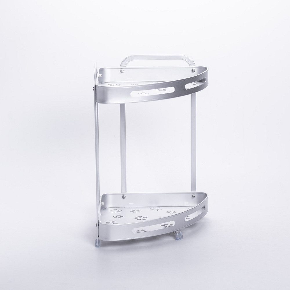 Двоярусна універсальна кутова полка для ванної Київ - фото 3