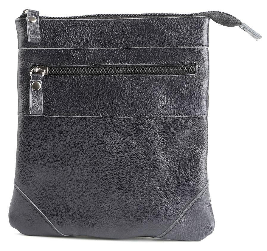 Сумка SHVIGEL 00966 кожаная Синяя Киев - изображение 2