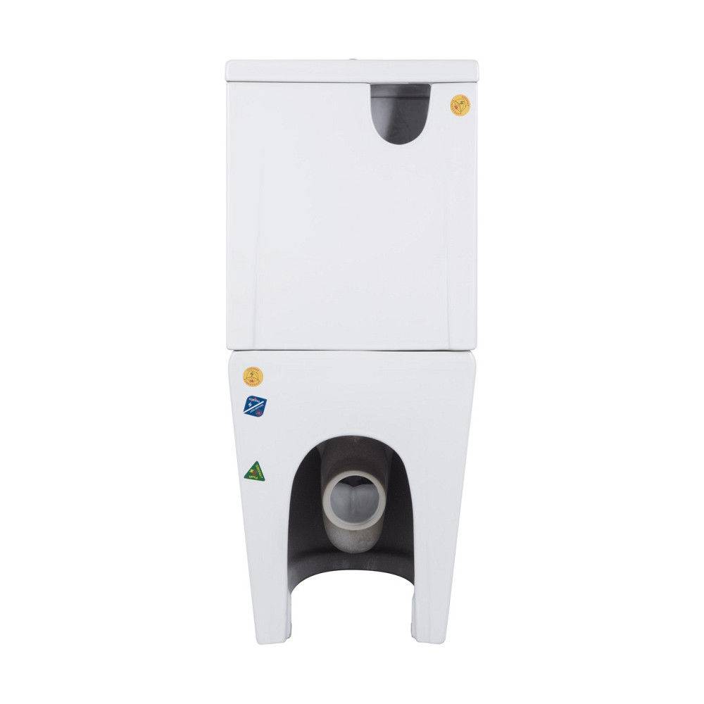 Унітаз підлоговий Qtap Swan Ultra Quiet із сидінням Soft-close 640x360x835 мм QT16222182TW White Київ - фото 8