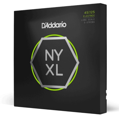 Струны для гитары D'Addario NYXL Bass Light Top / Medium Bottom 5-String (45-125) (NYXL45125) Винница - изображение 2
