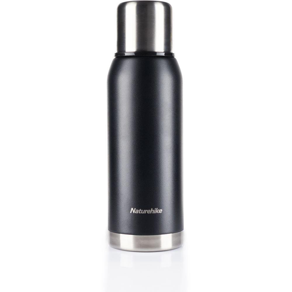 Термос Naturehike Q-9H NH19SJ010, 304 сталь, 1.0 л, черный Киев - изображение 1