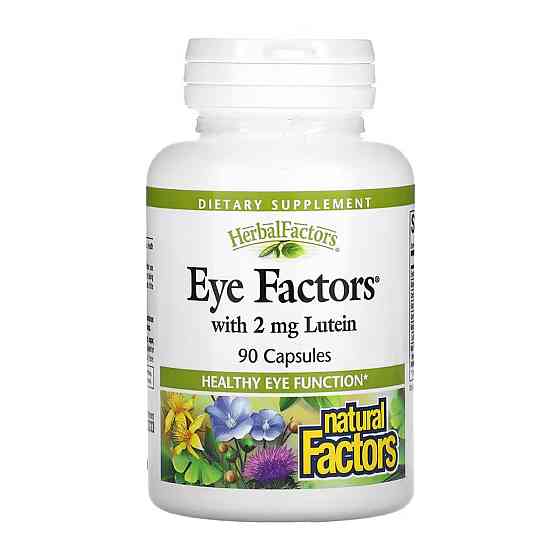 Для здоров'я очей Natural Factors Eye Factors 90 капс Київ