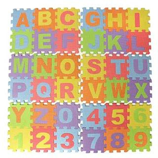 М'який килимок пазл головоломка 36 шт (Англійський алфавіт + цифри) Луцк - изображение 3