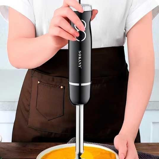 Ручной блендер SK-02007 400 Вт с эргономичной ручкой и лезвием из нержавеющей стали Одесса - изображение 4